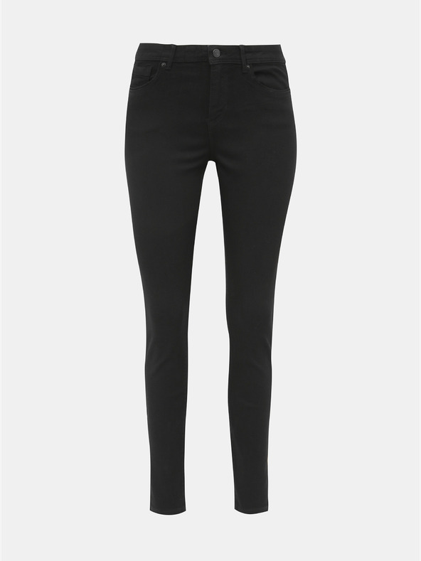 Vero Moda Černé slim fit džíny VERO MODA Tanya