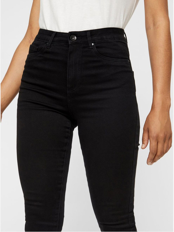Vero Moda Černé skinny fit džíny VERO MODA Sophia