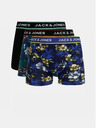 Jack & Jones Sada tří boxerek v modré a černé barvě Jack & Jones Flower