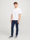 Jack & Jones Tmavě modré chino kalhoty Jack & Jones Marco