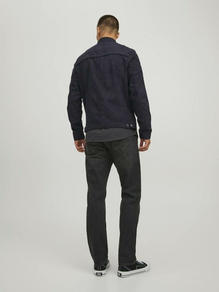 Jack & Jones Černá bunda v semišové úpravě Jack & Jones Rocky