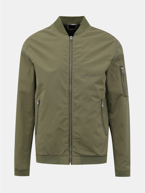 Jack & Jones Khaki voděodpudivý bomber Jack & Jones Rush