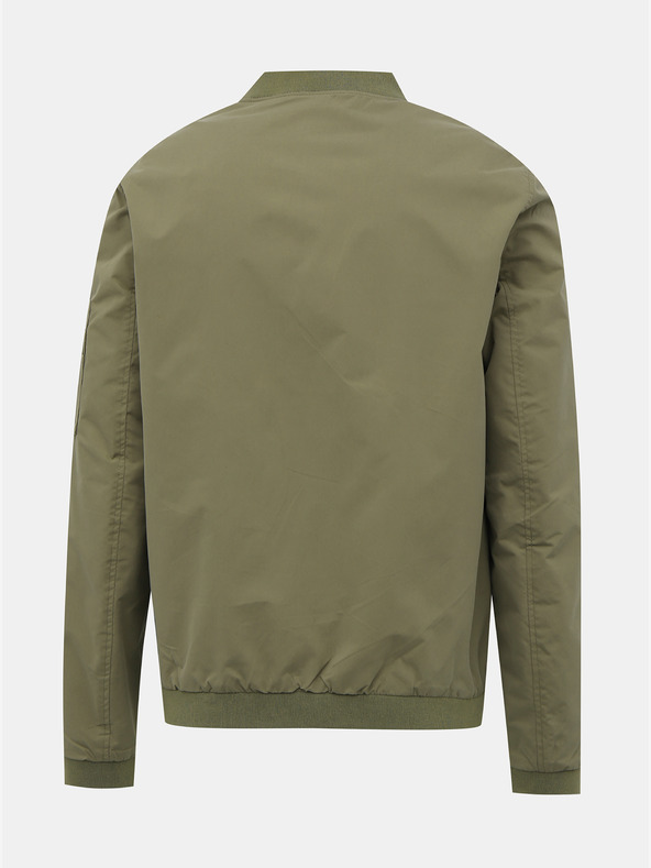 Jack & Jones Khaki voděodpudivý bomber Jack & Jones Rush