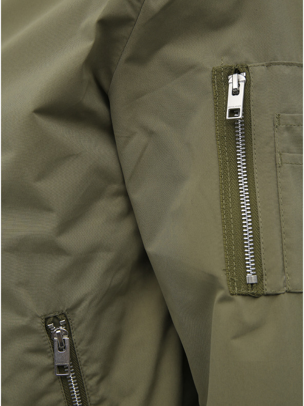Jack & Jones Khaki voděodpudivý bomber Jack & Jones Rush