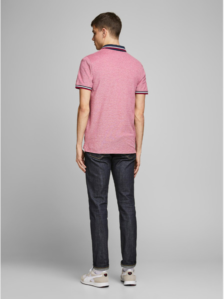 Jack & Jones Červené polo tričko Jack & Jones Paulos