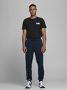 Jack & Jones Černé tričko Jack & Jones Corp