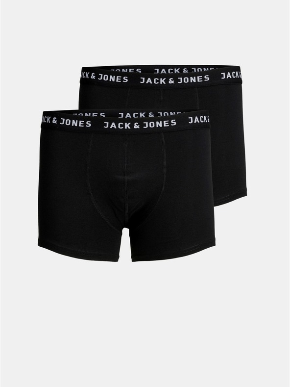 Jack & Jones Sada dvou černých boxerek Jack & Jones Jon