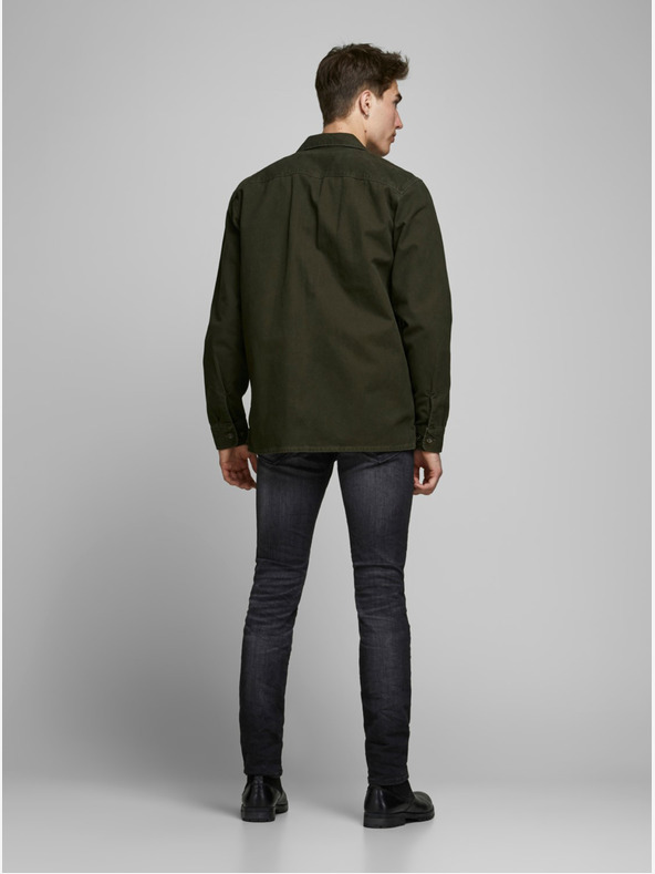 Jack & Jones Černé slim fit džíny Jack & Jones Glenn