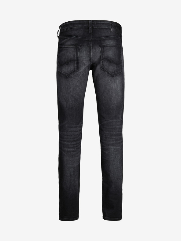 Jack & Jones Černé slim fit džíny Jack & Jones Glenn