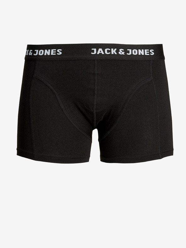 Jack & Jones Sada tří černých boxerek Jack & Jones Anthony