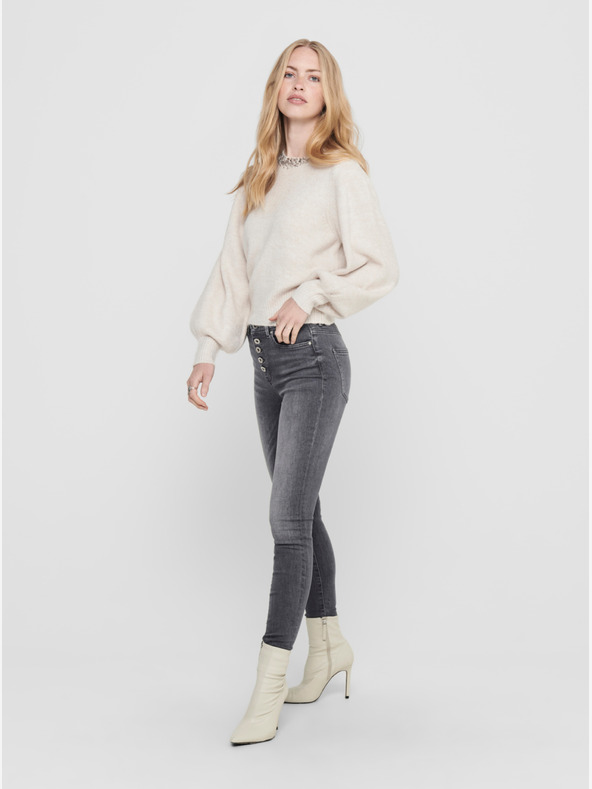 ONLY Krémový svetr ONLY Elsa