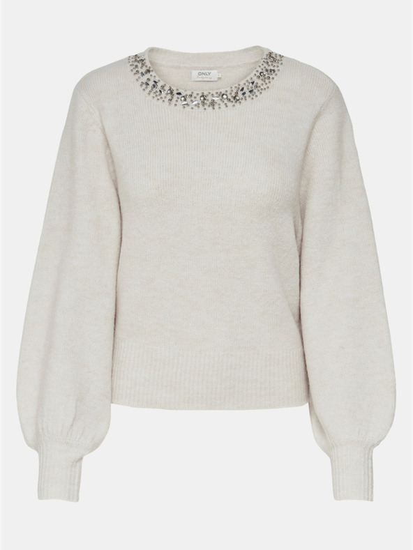 ONLY Krémový svetr ONLY Elsa