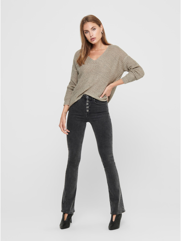 Jacqueline de Yong Béžový svetr JDY