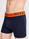 Jack & Jones Sada tří pánských boxerek ve vínové, tmavě modré a šedé barvě Jack & Jones Lichfield