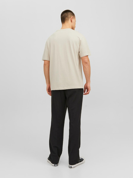 Jack & Jones Béžové pánské tričko Jack & Jones Vesterbro
