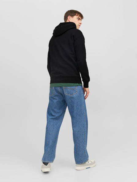 Jack & Jones Černá  pánská mikina s kapucí Jack & Jones Vesterbro