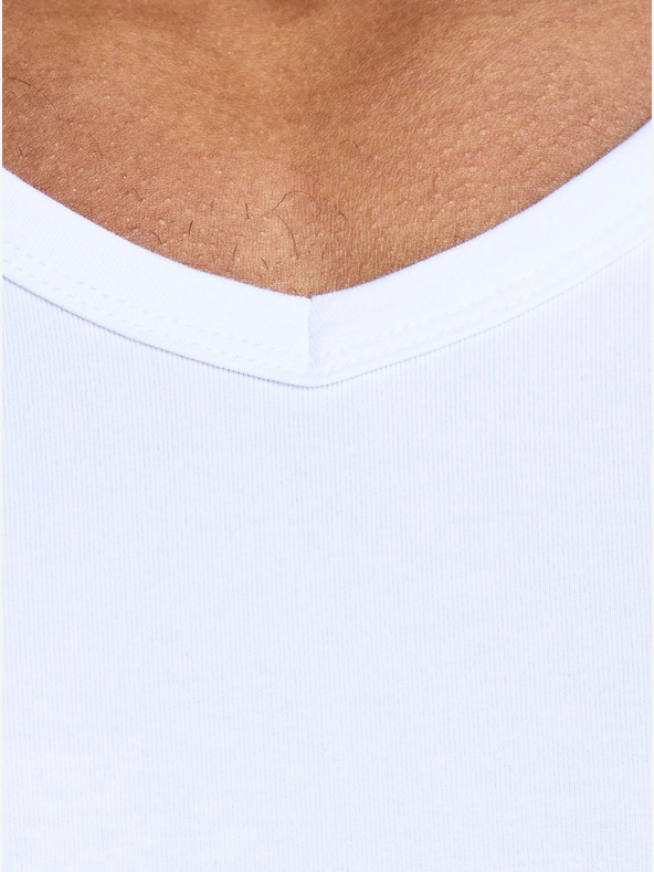 Jack & Jones Bílé basic tričko Jack & Jones Basic