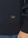Jack & Jones Tmavě modrý pánský svetr Jack & Jones Globe
