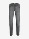 Jack & Jones Šedé pánské slim fit džíny Jack & Jones Glenn