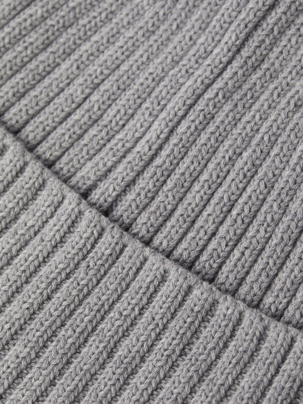 Jack & Jones Světle šedá pánská čepice Jack & Jones Prime