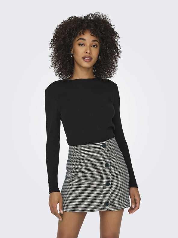 ONLY Černé dámské tričko ONLY Riley