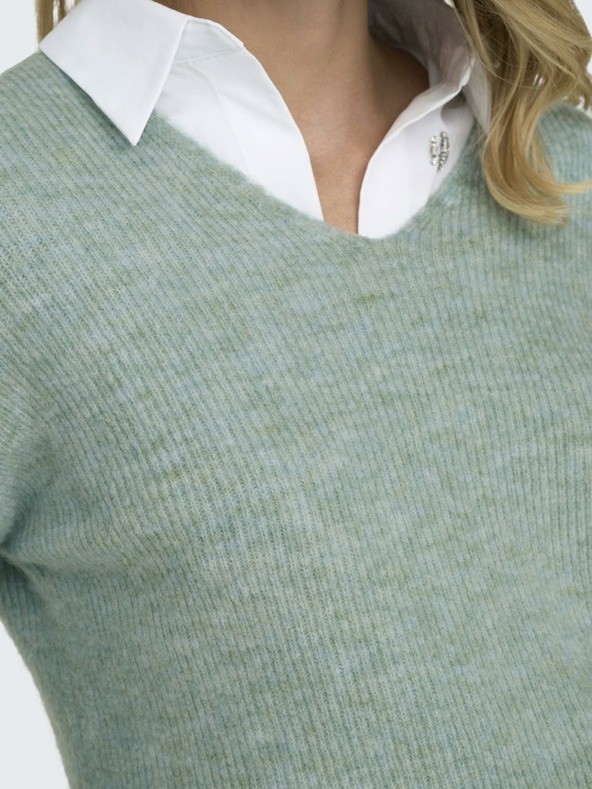 ONLY Zelený dámský svetr ONLY Camilla