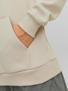 Jack & Jones Béžová pánská mikina s kapucí Jack & Jones Bradley