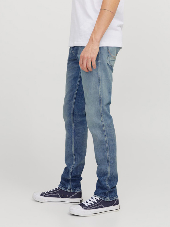 Jack & Jones Modré pánské slim džíny Jack & Jones Glenn