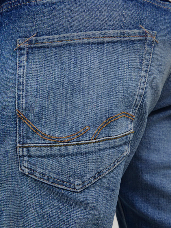 Jack & Jones Modré pánské slim džíny Jack & Jones Glenn