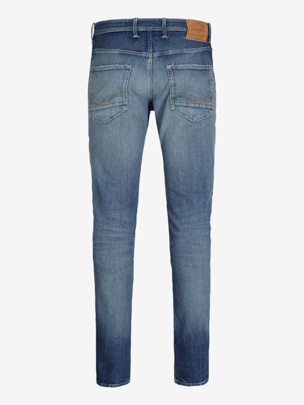 Jack & Jones Modré pánské slim džíny Jack & Jones Glenn