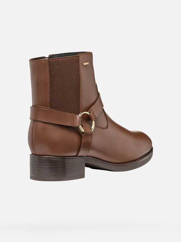 Geox Hnědá dámská kotníková obuv Geox Felicity ABX