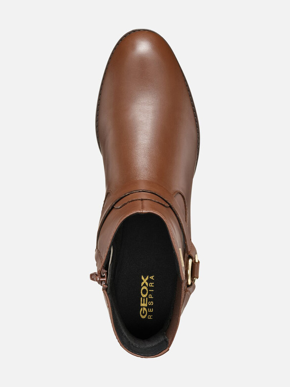 Geox Hnědá dámská kotníková obuv Geox Felicity ABX