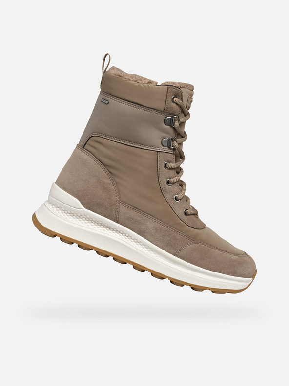 Geox Béžová dámská kotníková obuv Geox Spherica Actif X2