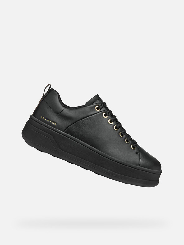 Geox Černé dámské tenisky Geox Spherica Ecub-2