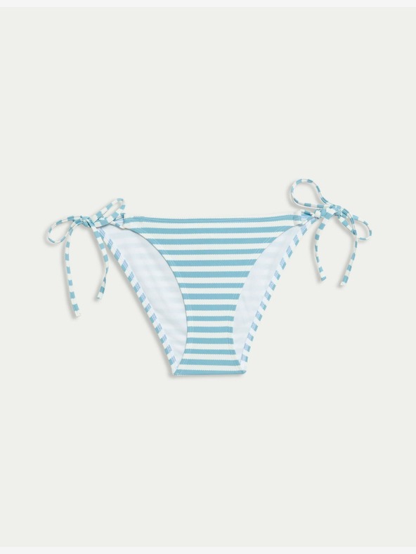 Marks & Spencer Spodní díl bikin se zavazováním po stranách a potiskem Marks & Spencer modrá