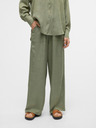 Vero Moda Khaki dámské široké kalhoty Vero Moda