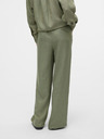 Vero Moda Khaki dámské široké kalhoty Vero Moda