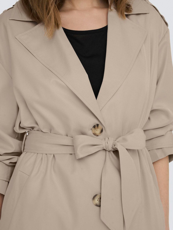 ONLY Béžový dámský trenčkot ONLY