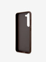 Guess Guess PU 4G Metal Logo Zadní Kryt pro Samsung Galaxy S23 Brown