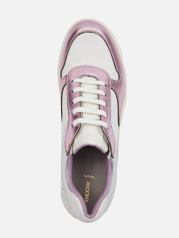 Geox Stříbrné dámské tenisky Geox Jaysen