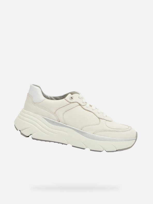 Geox Krémové dámské tenisky Geox Diamanta