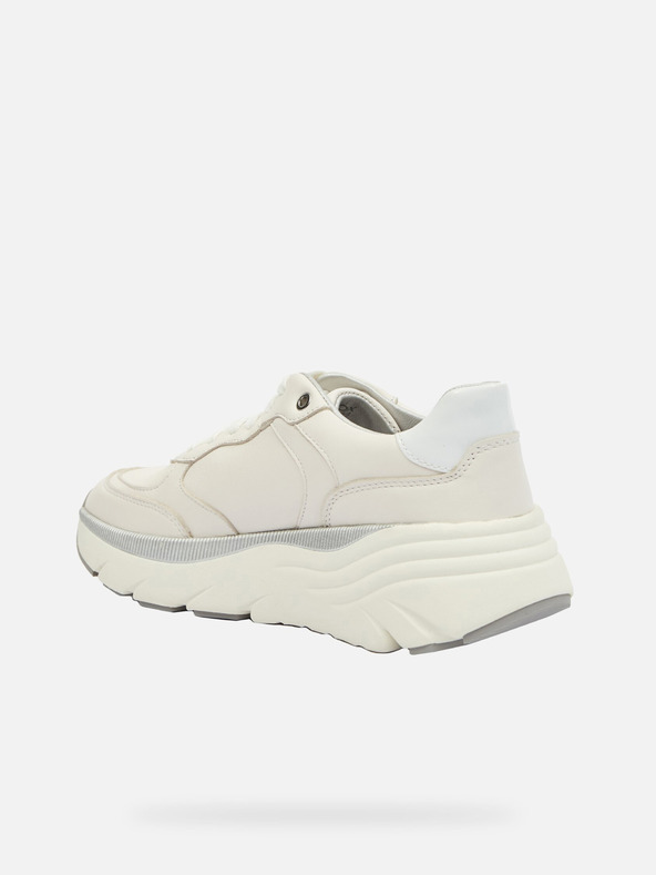 Geox Krémové dámské tenisky Geox Diamanta