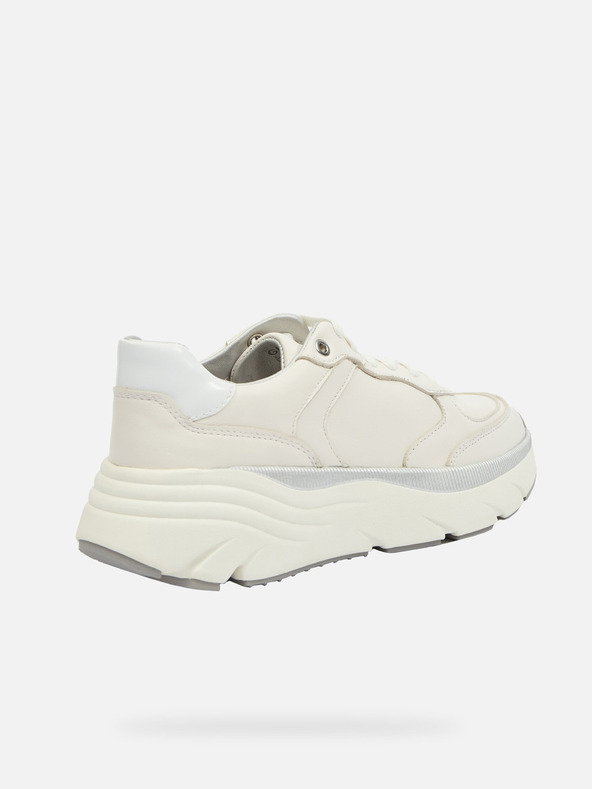 Geox Krémové dámské tenisky Geox Diamanta