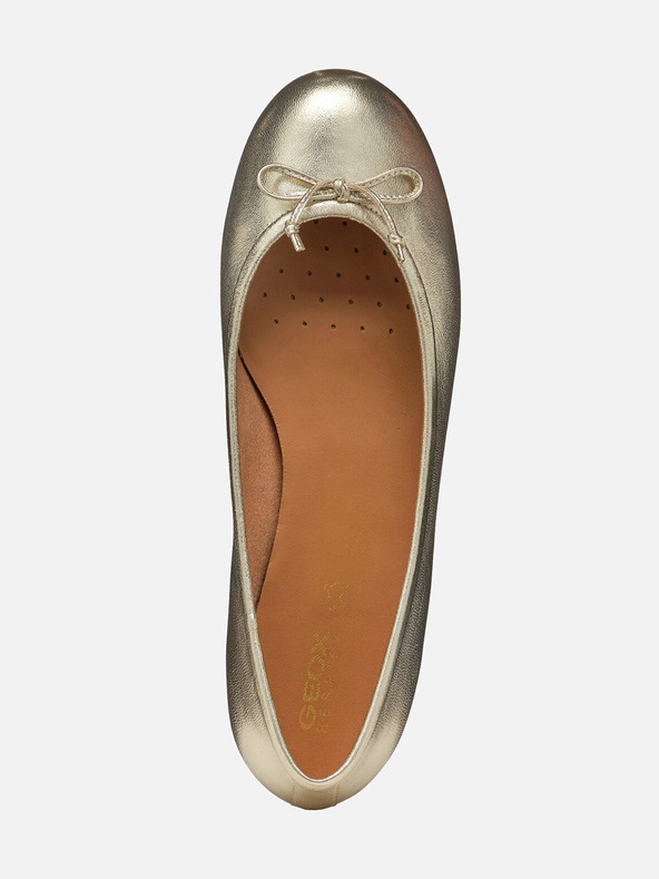 Geox Zlaté dámské baleríny Geox Palmaria