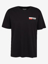 Jack & Jones Černé pánské tričko Jack & Jones