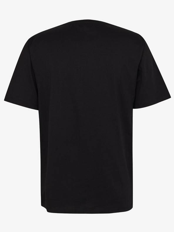 Jack & Jones Černé pánské tričko Jack & Jones