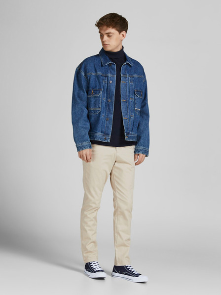 Jack & Jones Béžové pánské chino kalhoty Jack & Jones