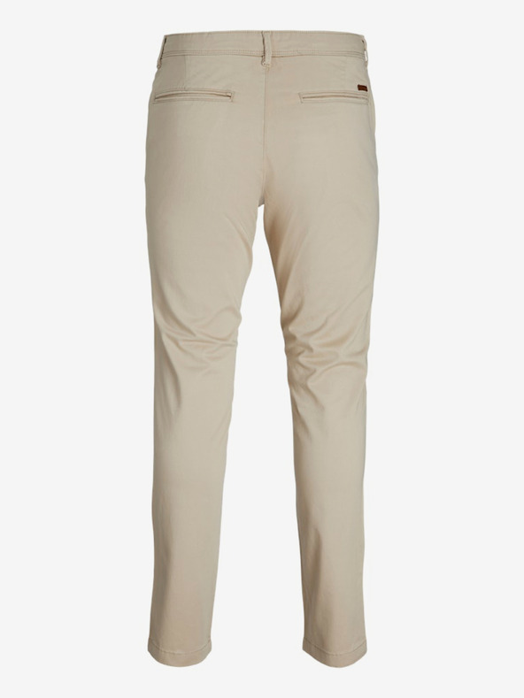 Jack & Jones Béžové pánské chino kalhoty Jack & Jones