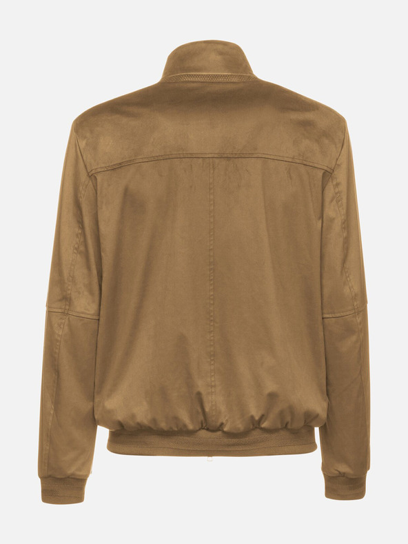 Geox Hnědá pánská bunda Geox Blainey