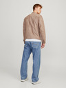 Jack & Jones Béžová pánská bunda v semišové úpravě Jack & Jones